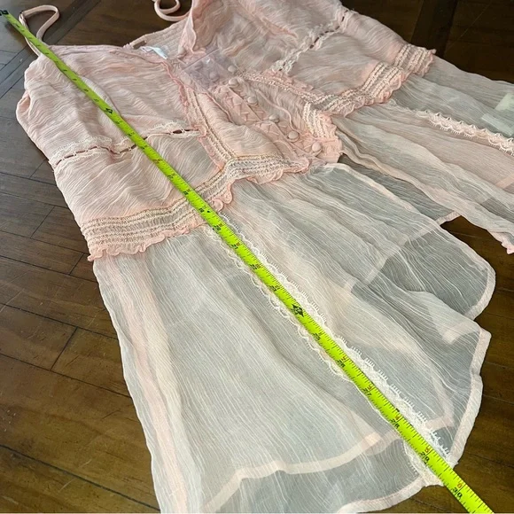Free People Leah Chiffon Women's Tunic Size S - Picture 8 of 10